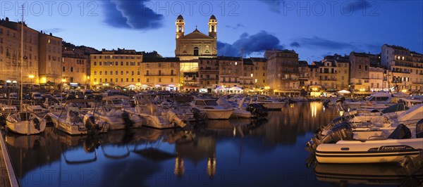 Historic centre with the Old Harbour and the Church of Jean Baptiste
