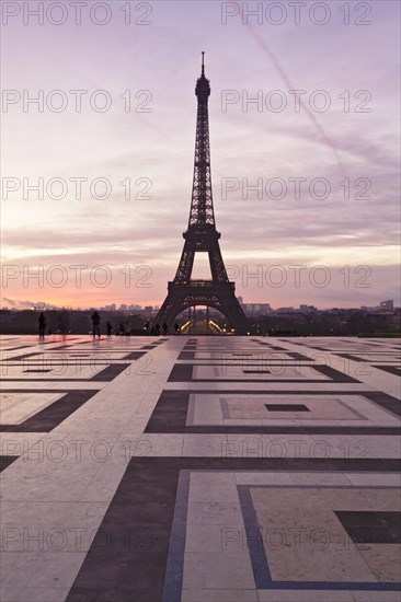 Trocadero with Eiffel Tower
