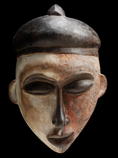 Traditional African wooden tribal mask