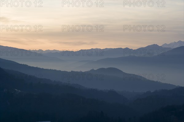 Monte Rosa and Lake Maggiore