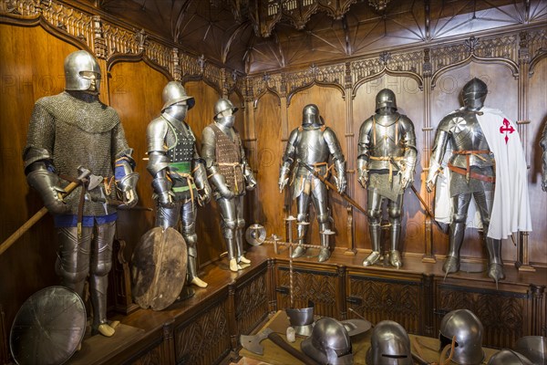 Armory at the Castillo de Belmonte castle