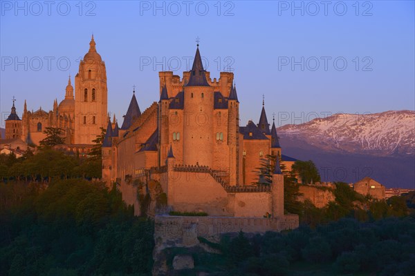 Segovia Cathedral and Alcazar fortress