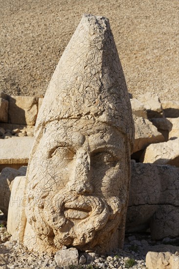 Stone head of Heracles
