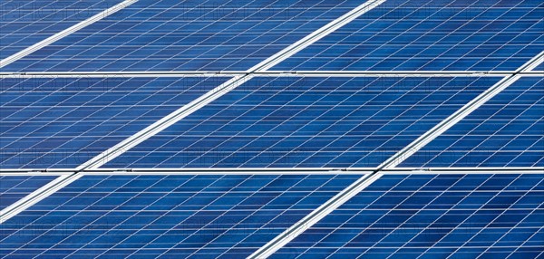 Photovoltaic elements on the roof of a house