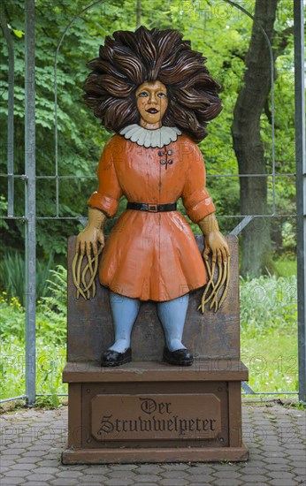 Title character from the 'Struwwelpeter' children's book by Heinrich Hoffmann