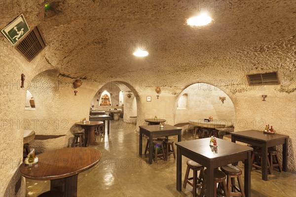 Cave-like rooms of the Tagoror Restaurant