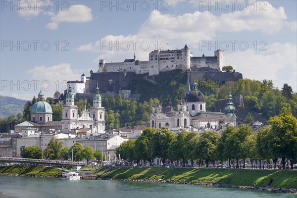 Historic centre with Hohensalzburg Fortress and Salzburg Cathedral