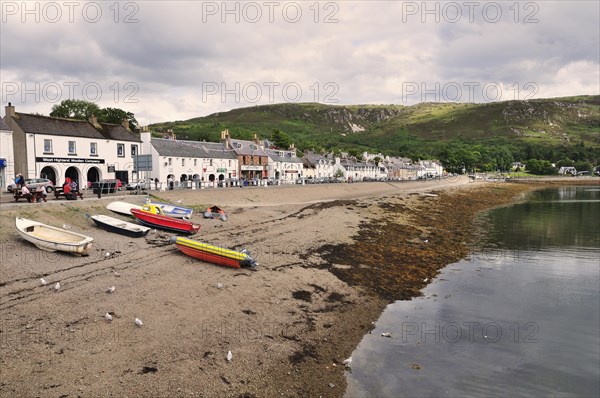 Boats on the beach of Shore Street
