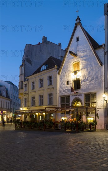 Old town with restaurant Peppersack