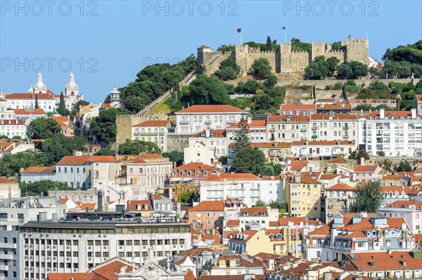 View over Lisbon and the Castelo de Sao Jorge