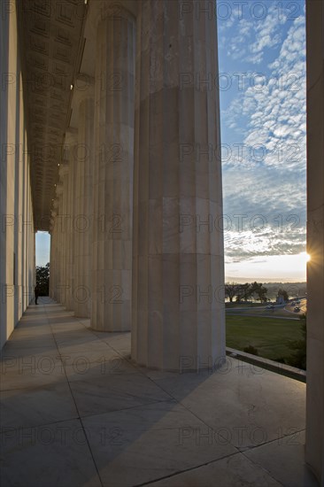 Sunset at the Lincoln Memorial