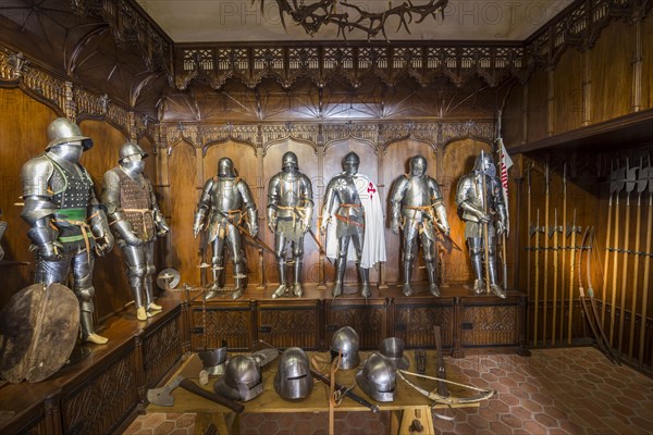 Armory at the Castillo de Belmonte castle