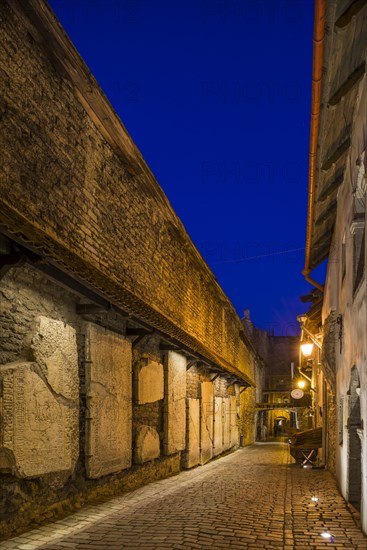 St. Catherine's Passage at night