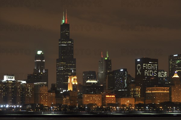 Skyline at dusk