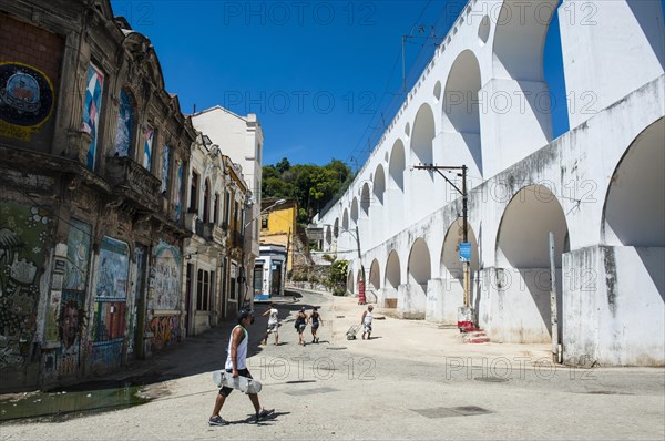 Arcos da Lapa or Carioca Aqueduct in Lapa