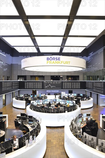 Trading floor of the Frankfurt Stock Exchange