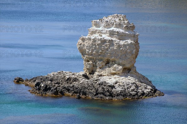 Rock formation off the coast