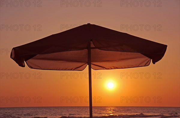 Parasol at sunrise