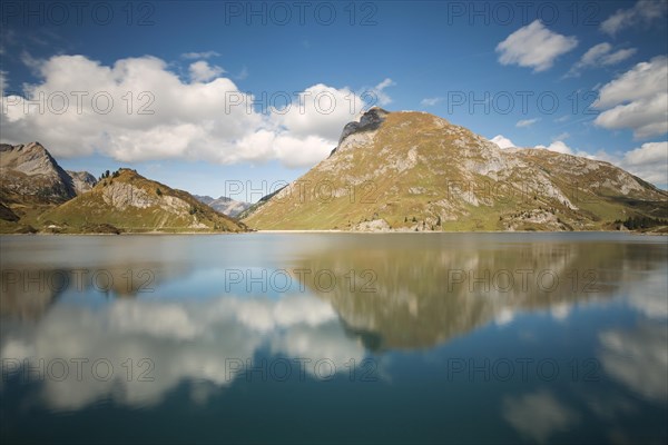 Spullersee reservoir in Vorarlberg