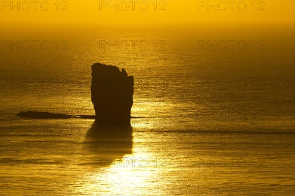 Risin sea stack