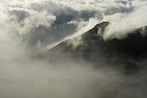 Clouds moving in