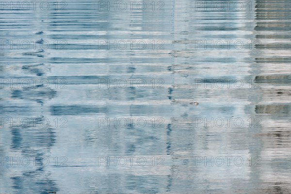Ripples caused by glacial ice avalanche