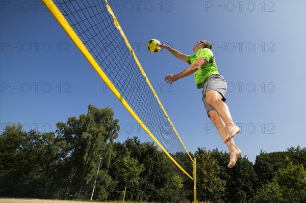 Beach volleyball player