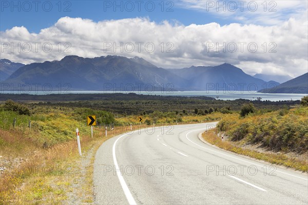 Highway 94 overlooking Lake Te Anau