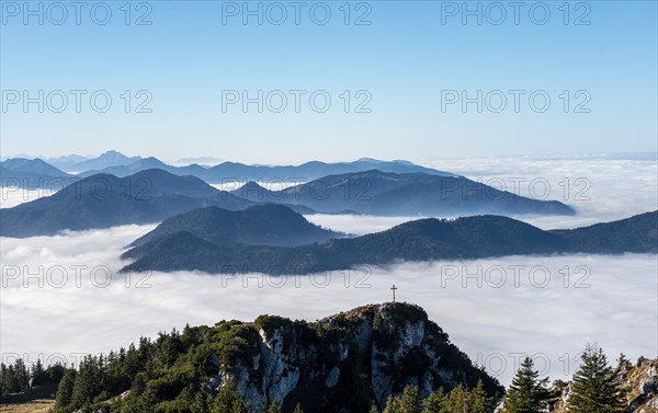 View from the summit of Breitenstein to the summit of Bockstein