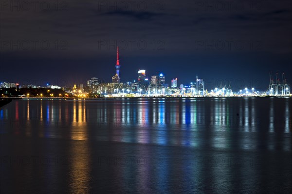 Auckland Central Business District or Auckland CBD from Okahu Bay