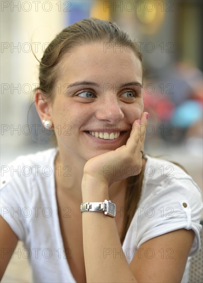 Smiling young woman