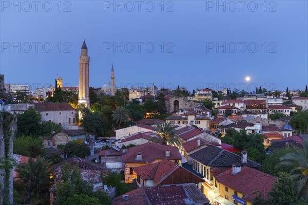 View of the old town with Fluted Minaret