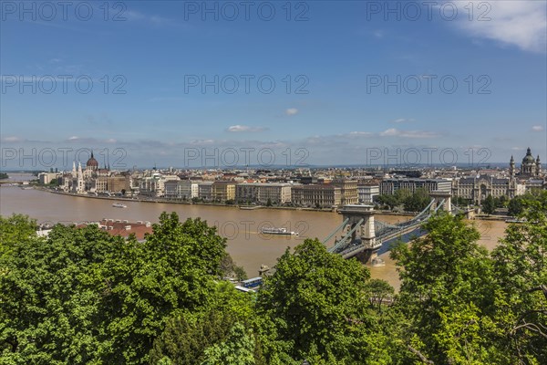 View from Buda Castle of the Danube