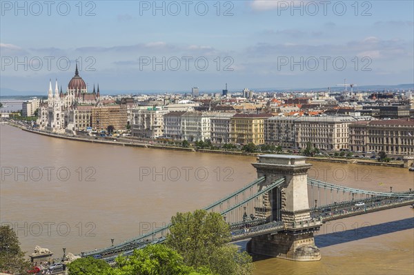 View from Buda Castle of the Danube