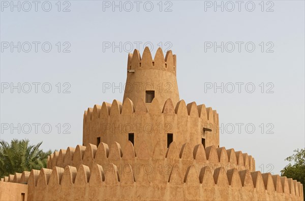 A tower of the Al Ain Palace Museum or Sheikh Zayed Palace Museum