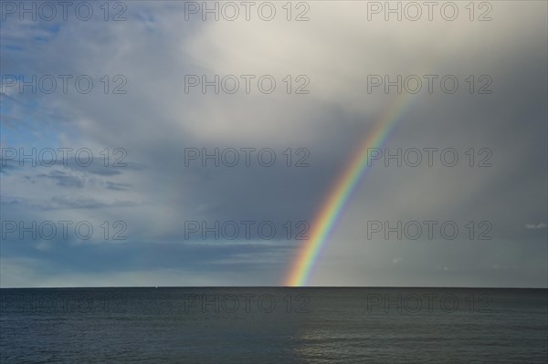 Rainbow over the sea