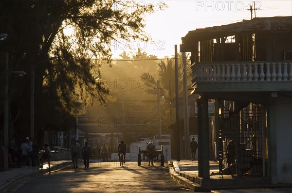 Evening mood in the coastal town of Gibara