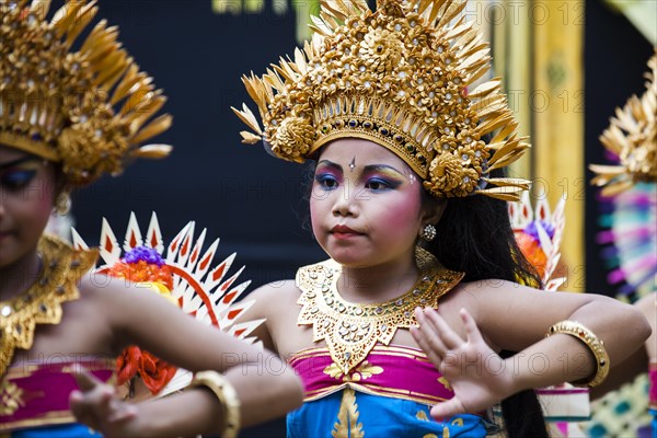 Girl during a Barong dance