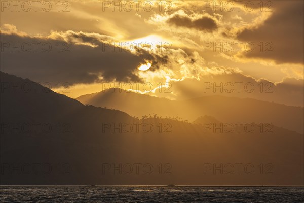 Sunset on the north coast