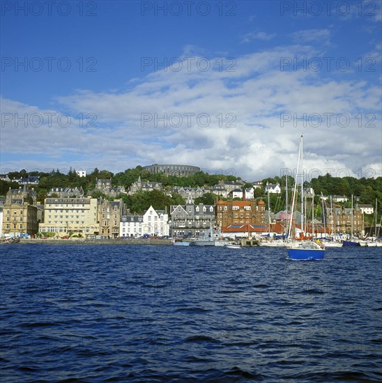 Mac Caig's Tower above the Oban Distillery
