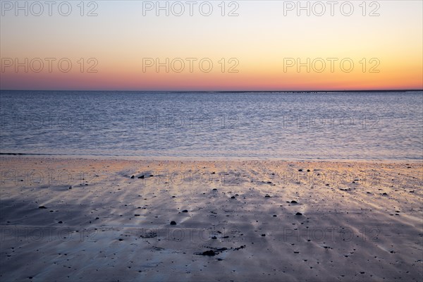 Coast in the evening light