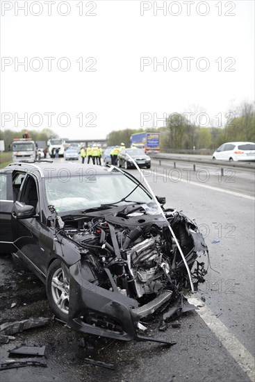 Fatal road traffic accident caused by a wrong-way driver on the A 81 motorway