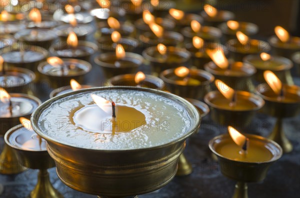 Butterlamps for offerings