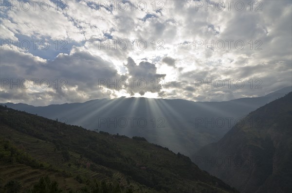 Looking across the Deku Kola Valley