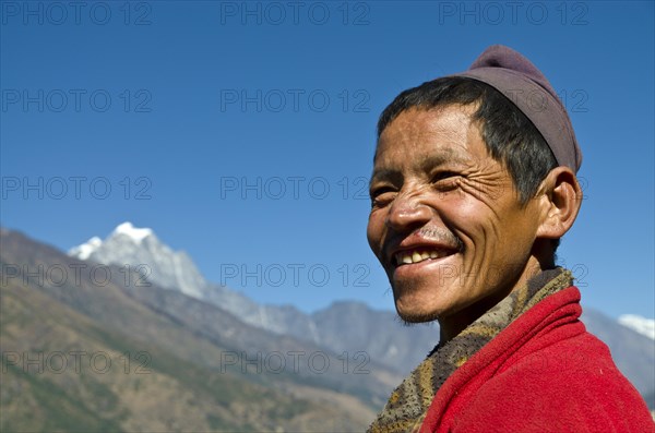 Portrait of a smiling local man