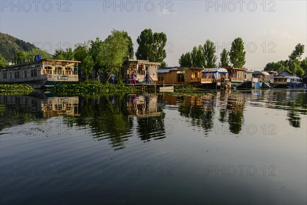 Houseboats on Dal Lake