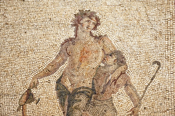 Drunken Dionysus mosaic