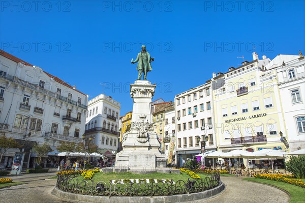 Statue of Joaquim Antonio de Aguiar in Largo da Portagem square