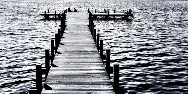 Jetty at Woerthsee Lake