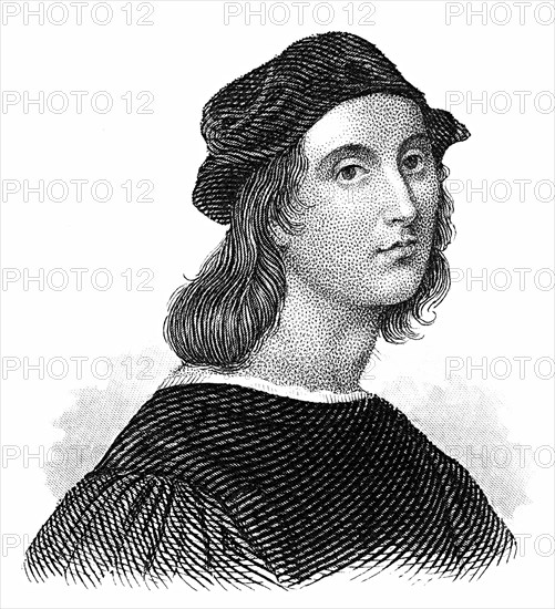 Portrait by the Italian painter and architect Raphael